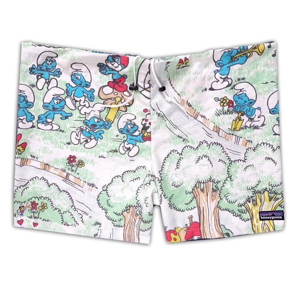 Vintage Other - Custom Reworked Vintage SMURFS Shorts Bennygonia